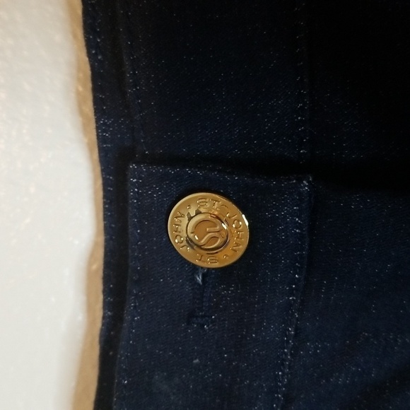 St John Sport Jeans Size 2 Stretch Cotton Blend - Picture 3 of 6